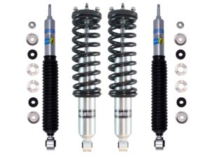 Bilstein 6112 Assembled 2.1-3.1" Medium Duty Coilovers with rear 5100 Shocks for 2007-2009 Toyota FJ Cruiser 4WD (150-200lb)