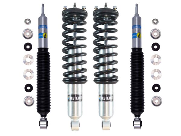 Bilstein 6112 Assembled 2.1-3.1" Medium Duty Coilovers with rear 5100 Shocks for 2007-2009 Toyota FJ Cruiser 4WD (150-200lb)