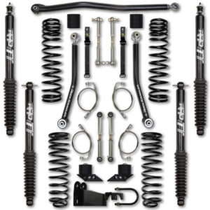 Rock Krawler JKU 2.5 Inch Flex System Lift Kit w/ Twin Tube Shocks 07-18 Wrangler 4 Dr - JK25FS-4TT