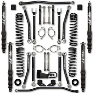 Rock Krawler JKU 3.5 Inch X Factor Lift Kit w/ Twin Tube Shocks 07-18 Wrangler 4 Dr - JK35XF-4TT