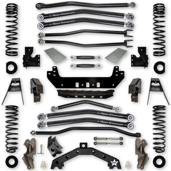 Gladiator Lift Kit 4.5 Inch Adventure-X No Limits Long Arm System For 20-Pres Jeep Gladiator Rock Krawler - JT45AXNL-D