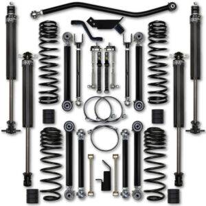 Rock Krawler LJ 3.5 Inch X Factor Stg 1 Short Arm Lift Kit w/ 2.25 RRD Shocks 04-06 Wrangler Unlimited - LJ35XFSA-S1