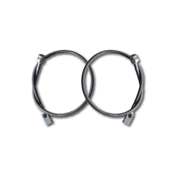 Rock Krawler Front Stainless Steel Long Travel Brake Lines for 1966