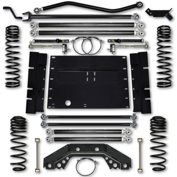 Rock Krawler TJ 3.5 Inch X Factor Long Arm Lift Kit 03-06 Wrangler - TJ35XFLA-02