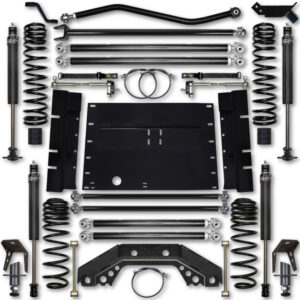 Rock Krawler TJ 3.5 Inch X Factor 5 Inch Stretch Stg 1 Long Arm Lift Kit w/ 2.25 RRD Shocks 97-02 Wrangler - TJ35XFLA-5S01S1