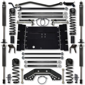 Rock Krawler TJ 4.5 Inch X Factor 5 Inch Stretch Stg 1 Long Arm Lift Kit w/ 2.25 RRD Shocks 97-02 Wrangler - TJ45XFLA-5S01S1