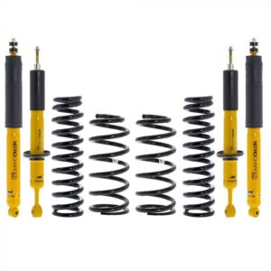 ARB 2-3 Front-Rear Lift Nitro Shocks with OME 2993-2991 2 Coil Springs for 2005-2012 Jeep Grand Cherokee WK