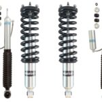 Bilstein 6112 Assembled 1.9-3.4" Front and 5160 0-2" Rear Lift Shocks for 07-09 Toyota FJ Cruiser 4WD