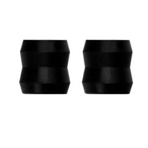 Skyjacker Black Hourglass Front Upper Shock Bushing Pair for Jeep Wrangler JL 2WD-4WD