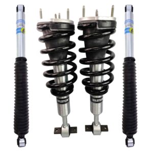 Bilstein 6112 0-1.85" Front Assembled Coilovers with Rear Shocks for 2014-2018 Chevy Silverado 1500 4WD