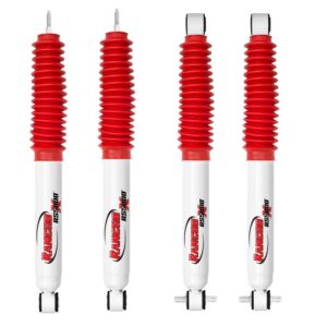 Rancho RS5000XTM 4" Lift Shocks for 2004-2012 Chevy Colorado with Rear Aluminum Driveshaft RS55610 RS55301