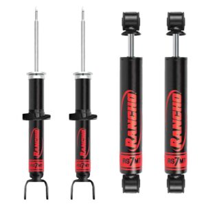 Rancho RS7MT 0" Lift Shocks for 2009-2010 Dodge Ram 1500 4WD RS77808 RS77367