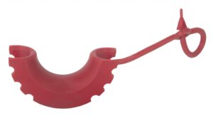 Daystar Locking D Ring Isolators Red Pair KU70058RE