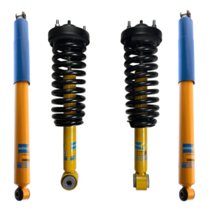 Bilstein 4600 Front Assembled Coilovers with OE Replacement Coils and Rear Shocks for 2004-2008 Ford F-150