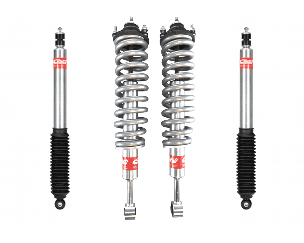 Eibach ProTruck 23.1" Lift Assembled Front Coilovers and 01.5" Rear Lift Shocks Stage 1 For