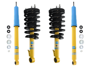 Bilstein 4600 Assembled Coilovers with OE Replacement Springs and Rear Shocks for 2005-2015 Toyota Tacoma 5 Lug