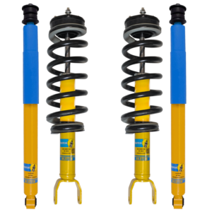 Bilstein 4600 Front Coilovers and Rear Shocks with OE Replacement Coils for 2019-2024 Ram 1500 4WD New Body