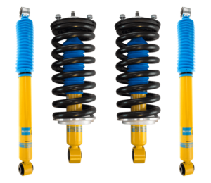 Bilstein 4600 Assembled Coilovers with OE Replacement Springs and Rear Shocks for 2004-2015 Nissan Titan