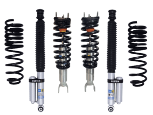 Bilstein 6112 0.6-2.6" Front Lift Assembled Coilovers 0-2" Rear 5160 Shocks and Rear Coils for 2019-2023 Ram 1500 2WD/4WD