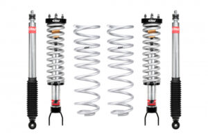 Eibach Pro-Truck Stage 2 0-3.2 Front Coilovers and 1.0 Rear Shocks with Pro-Lift-Kit Springs for 2019-2023 Ram 1500 Crew Cab 5.7L HEMI V8 4WD