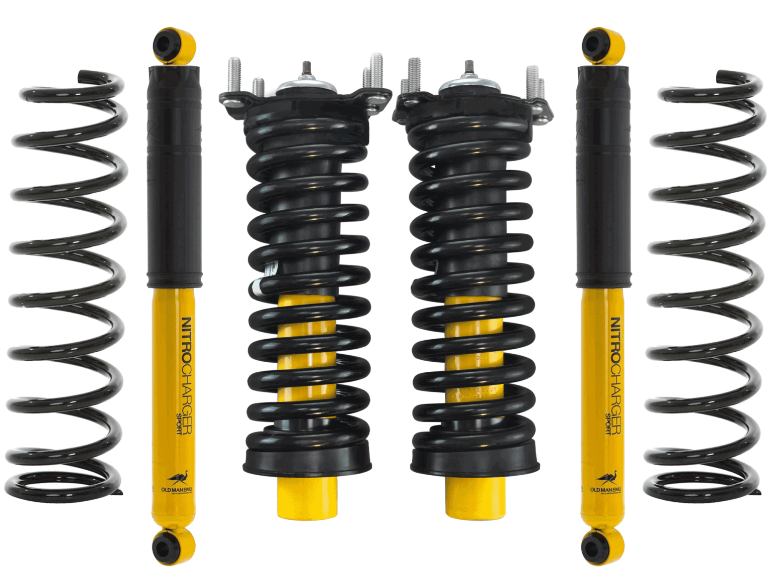 ARB OME Front 1 2 1 6 Lift Assembled Coilovers And Rear Shocks And arb-ome-front-1-2-1-6-lift-assembled-coilovers-and-rear-shocks-and