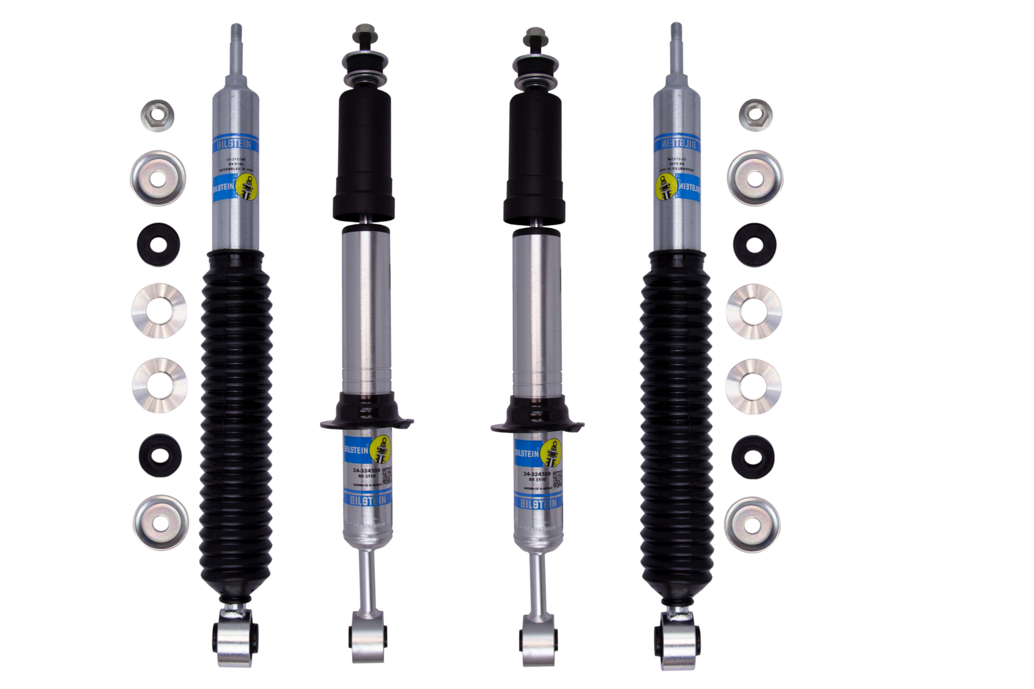 Bilstein 5100 Height Adjustable 02.5" Front Lift Shocks for 20032009