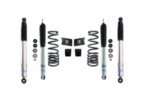 ICON-Bilstein 2.5 Front Shocks-Dual Rate Coil Springs and 5100 0-1 Rear Lift Shocks for 2003-2010 Dodge Ram 2500-3500 4WD