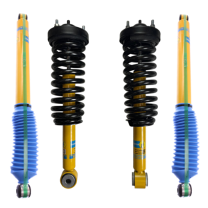 Bilstein 4600 Front Assembled Coilovers with OE Replacement Coils and Rear Shocks for 2009-2013 Ford F-150