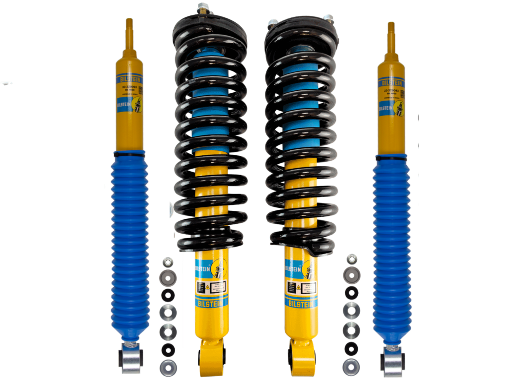 Bilstein 4600 Front Assembled Coilovers with OE Replacement Springs and Rear Shocks for 2010-2023 Lexus GX460