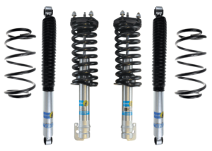 Bilstein 5100 0.75"-2" Front Lift Assembled Coilovers with OE Coils and Rear Shocks/Coils for 2005-2010 Jeep Grand Cherokee WK