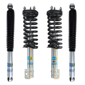 Bilstein 5100 0.75"-2" Front Lift Assembled Coilovers with OE Coils and Rear Shocks for 2005-2010 Jeep Grand Cherokee WK