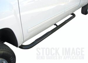 Steelcraft 3" Round Sidebars Black for 07-18 Jeep Wrangler 2 Door - 221910 