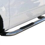 Steelcraft 3" Round Sidebars Stainless Steel for 09-14 Ford F150 Regular Cab - 213607 