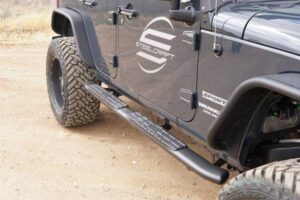 Steelcraft 4X Series Sidebars Textured Black Jeep Wrangler 4 Door 2007-2018 - 40-21900 