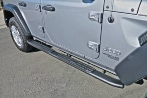 Steelcraft 4X Series Sidebars Textured Black Jeep Wrangler JL 4Dr 18-23 - 40-22300 