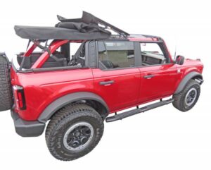 Steelcraft 4X Series Sidebars Textured Black for 21-23 Ford Bronco 4 Dr - 40-15020 