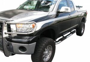 Steelcraft 5" Oval Premium Sidebars Stainless Steel Toyota Tundra Double Cab 2007-2021 - 433109P 