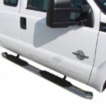 Steelcraft 5" Oval Premium Sidebars Stainless Steel for 99-16 Ford Super Duty Super Cab - 412459P 