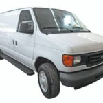 Steelcraft Black STX600 Running Boards for 99-14 Ford Econoline Van - 600-17000 