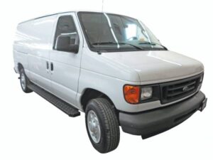 Steelcraft Black STX600 Running Boards for 99-14 Ford Econoline Van - 600-17000 