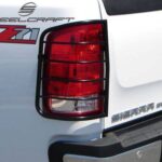 Steelcraft Black Taillight Guards for 07-14 GMC Sierra (New Body Style) - 30370 