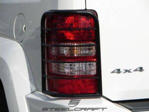 Steelcraft Black Taillight Guards for 08-12 Jeep Liberty - 32170 