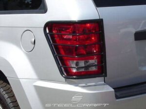 Steelcraft Black Taillight Guards for 2005-2010 Jeep Grand Cherokee - 32130 