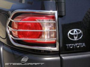 Steelcraft Black Taillight Guards for 2007-2014 Toyota FJ Cruiser - 33300 