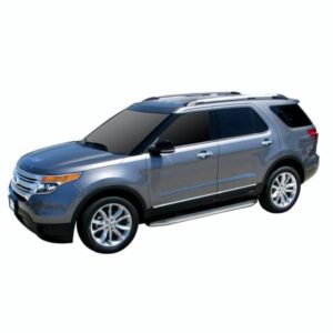 Steelcraft Black With Stainless Steel Trim STX100 Running Boards 11-19 Ford Explorer Black/Stainless Trim - 113900 