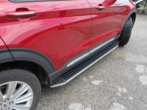 Steelcraft Black with Stainless Steel Trim STX100 Running Boards for 20-23 Ford Explorer - 114700 