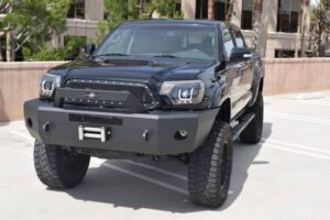 Steelcraft Elevation Bullnose Front Bumper Fine Texture Black 2005-2015 Toyota Tacoma - 70-13370 