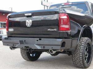 Steelcraft Elevation Rear Bumper Fine Texture Black 2019-23 Ram 1500 Includes Rebel - 65-22270 