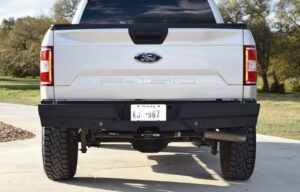 Steelcraft Elevation Rear Bumper Fine Texture Black Ford F-150 2015-2023 - 65-21420 