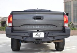 Steelcraft Elevation Rear Bumper Fine Texture Black Toyota Tacoma 2016-2023 - 65-23420 